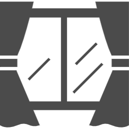 カーテンの画像